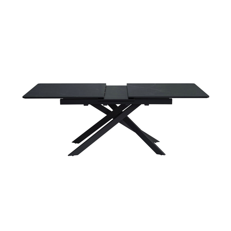 Inski - Table À Manger Extensible - Noir