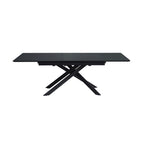 Inski - Table À Manger Extensible - 8 Places - Noir
