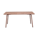Baca - Ensemble Table + 4 Chaises + 2 Fauteuils En Métal - Terracotta