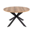 Dialo - Ensemble Table Ronde + 4 Chaises En Velours - Gris