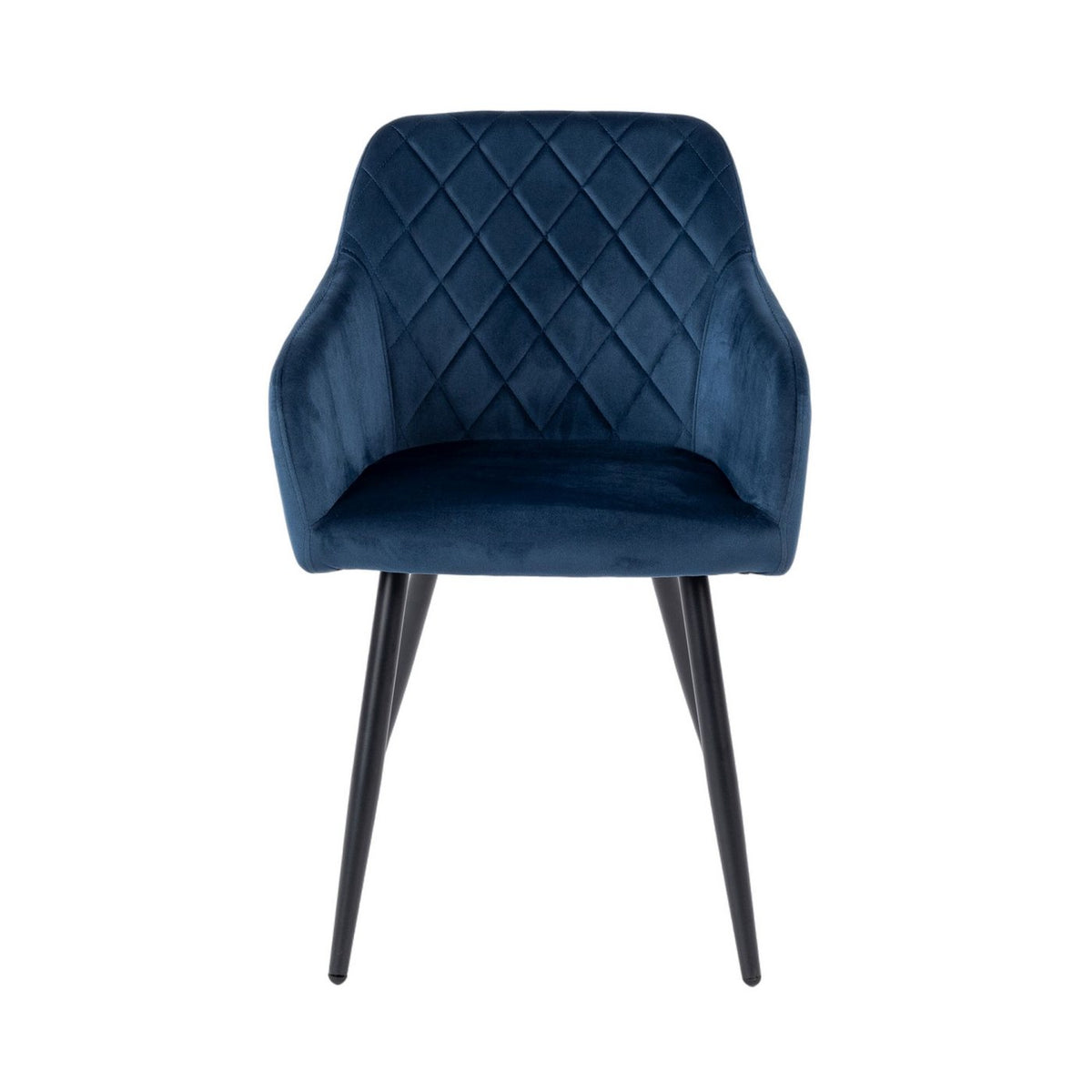Velvet - Lot De 6 Chaises - Velours - Bleu