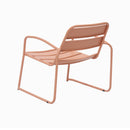 Baca - Salon De Jardin 4 Places Lounge En Métal - Terracotta