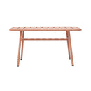 Baca - Salon De Jardin 4 Places Lounge En Métal - Terracotta