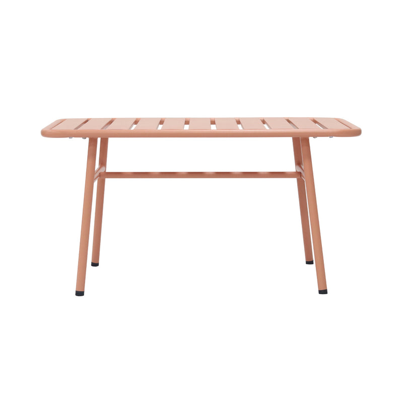 Baca - Salon De Jardin 4 Places Lounge En Métal - Terracotta