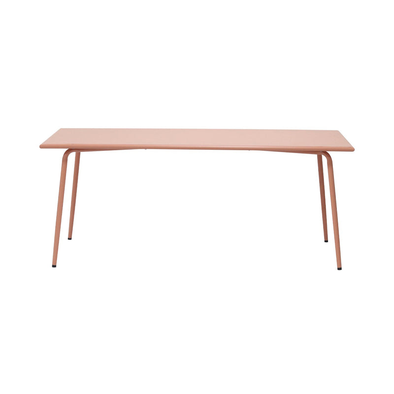 Baca - Table De Jardin En Métal - Terracotta