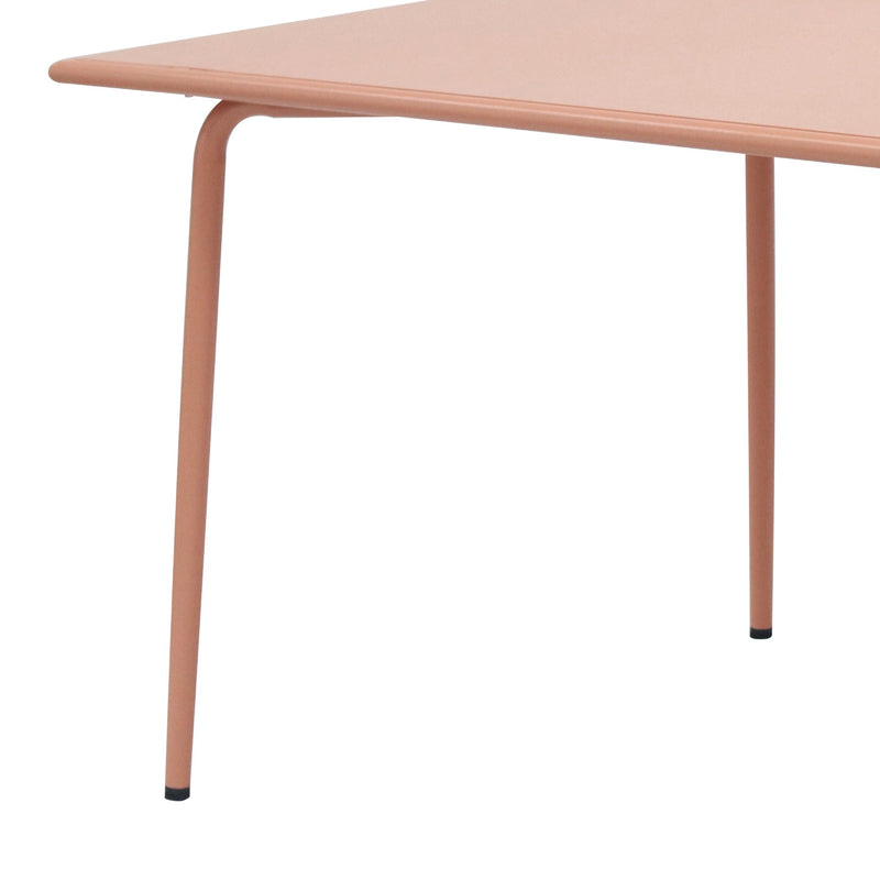 Baca - Table De Jardin En Métal - Terracotta