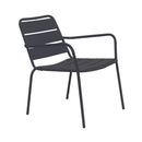 Baca - Lot De 4 Fauteuils De Jardin En Métal - Gris