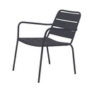 Baca - Lot De 4 Fauteuils De Jardin En Métal - Gris