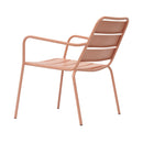 Baca - Lot De 4 Fauteuils De Jardin En Métal - Terracotta