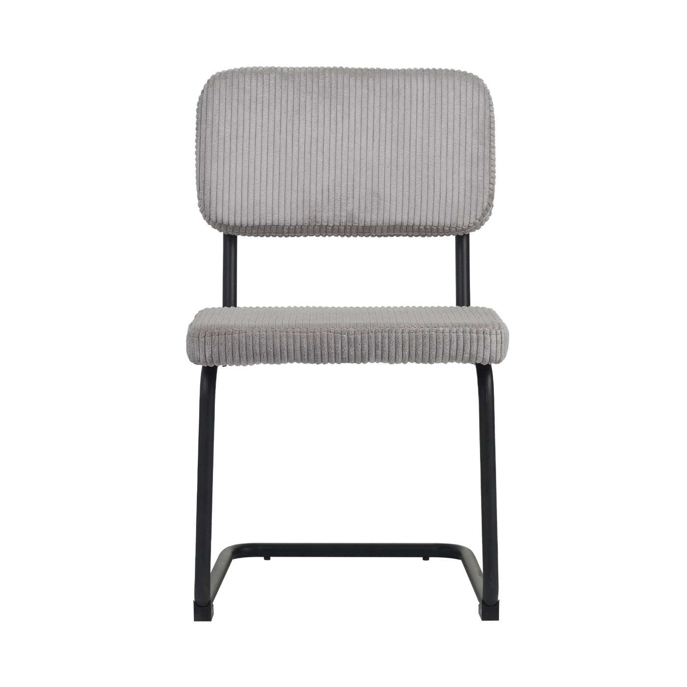 Scandi - Juego de comedor mesa redonda + 4 sillas de terciopelo - Natural