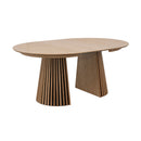 Constance - Table À Manger Ronde Extensible - Chêne