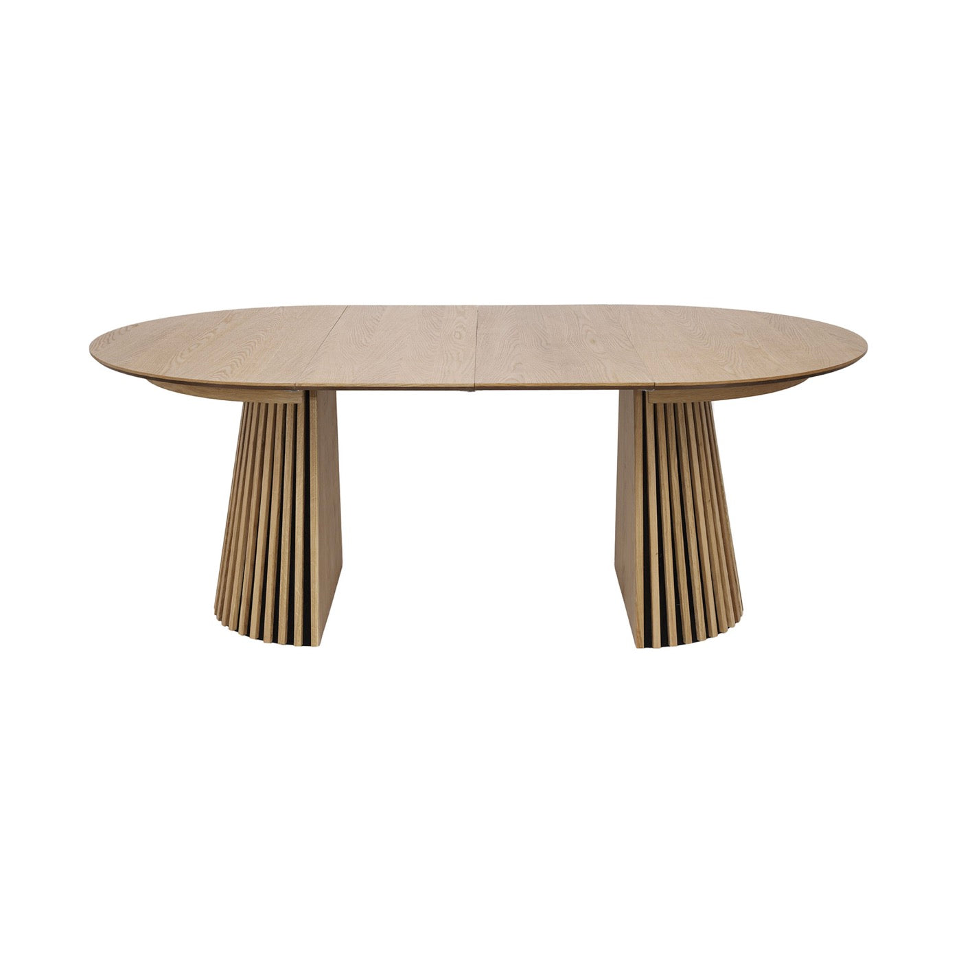 Constance - Table À Manger Ronde Extensible - Chêne
