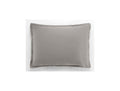 Desir - Federa Per Cuscino - 100% Raso Di Cotone Lavato - Grigio Chiaro