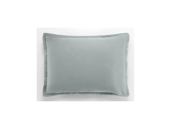 Desir - Taie D'Oreiller - 100% Satin De Coton Lavé - Céladon