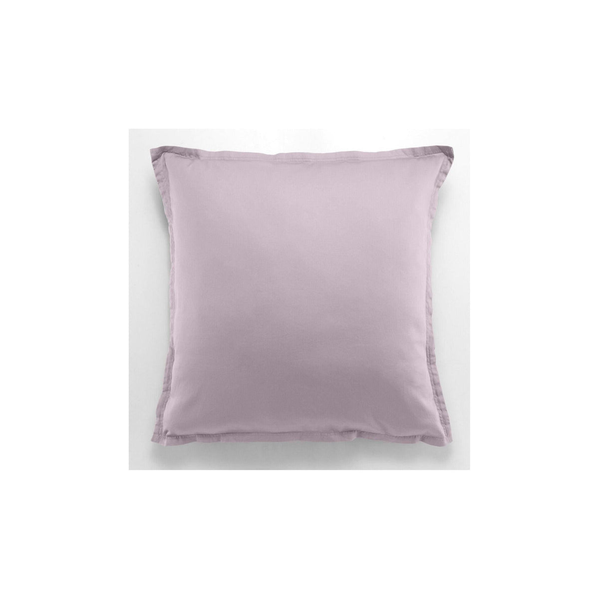 Funda De Almohada - 100% Satén De Algodón Lavado 105 Hilos - Violeta
