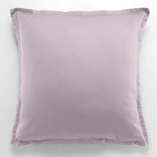 Taie D'Oreiller - 100% Satin De Coton Lavé 105 Fils - Violet