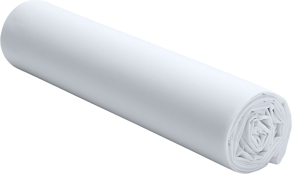 Elegance - Fitted Sheet - 100% Washed Cotton Percale - Cloud White