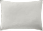 Elegance - Taie D'Oreiller - 100% Percale De Coton Lavé - Gris Perle