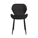 Velvet - Ensemble Table Ovale Céramique + 4 Chaises En Velours - Marbre Blanc