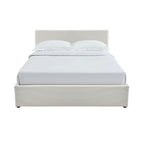 Tinali - Cama contenedor + somier de pana - Beige