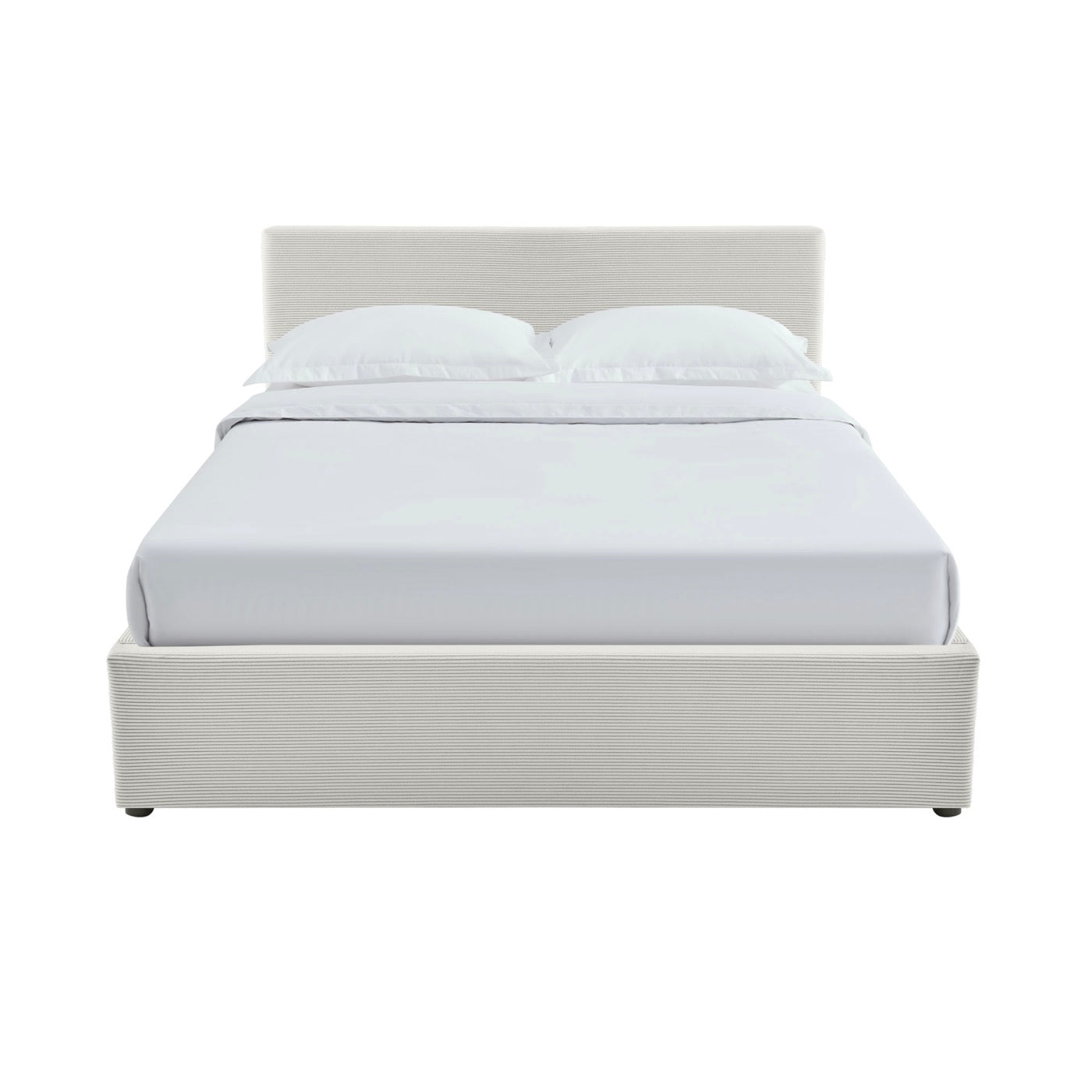 Tinali - Cama contenedor + somier de pana - Beige