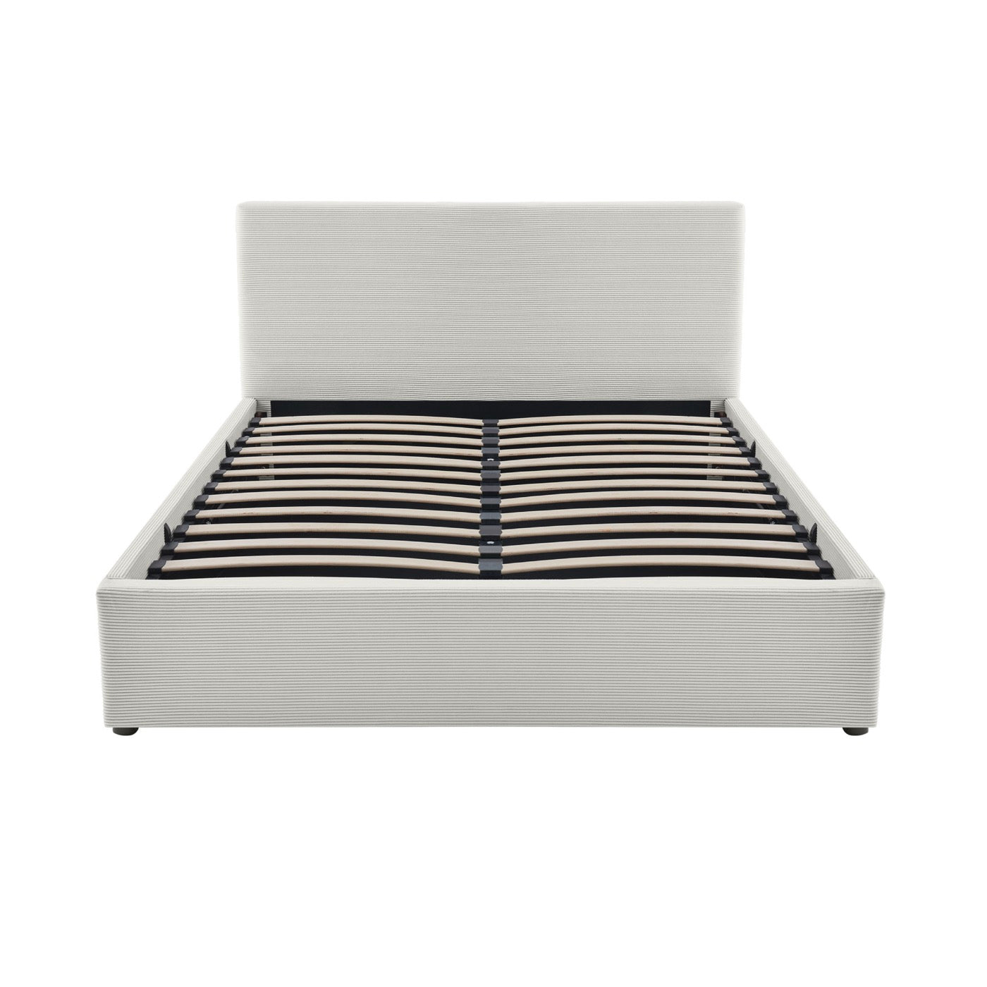 Tinali - Cama contenedor + somier de pana - Beige