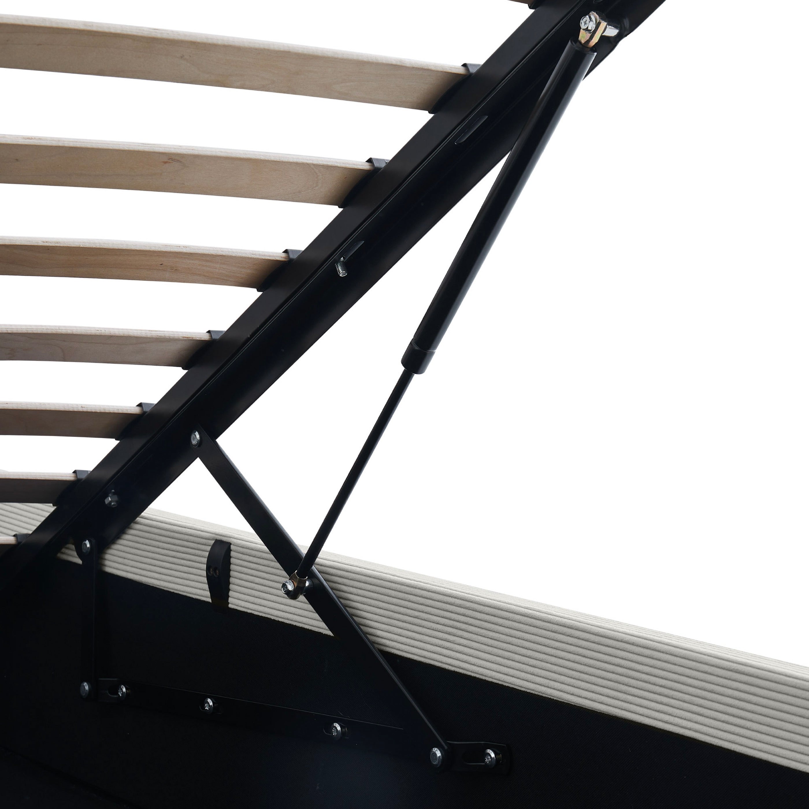 Tinali - Cama contenedor + somier de pana - Beige