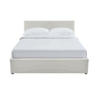 Tinali - Cama contenedor + somier de pana - Beige