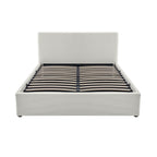 Tinali - Cama contenedor + somier de pana - Beige