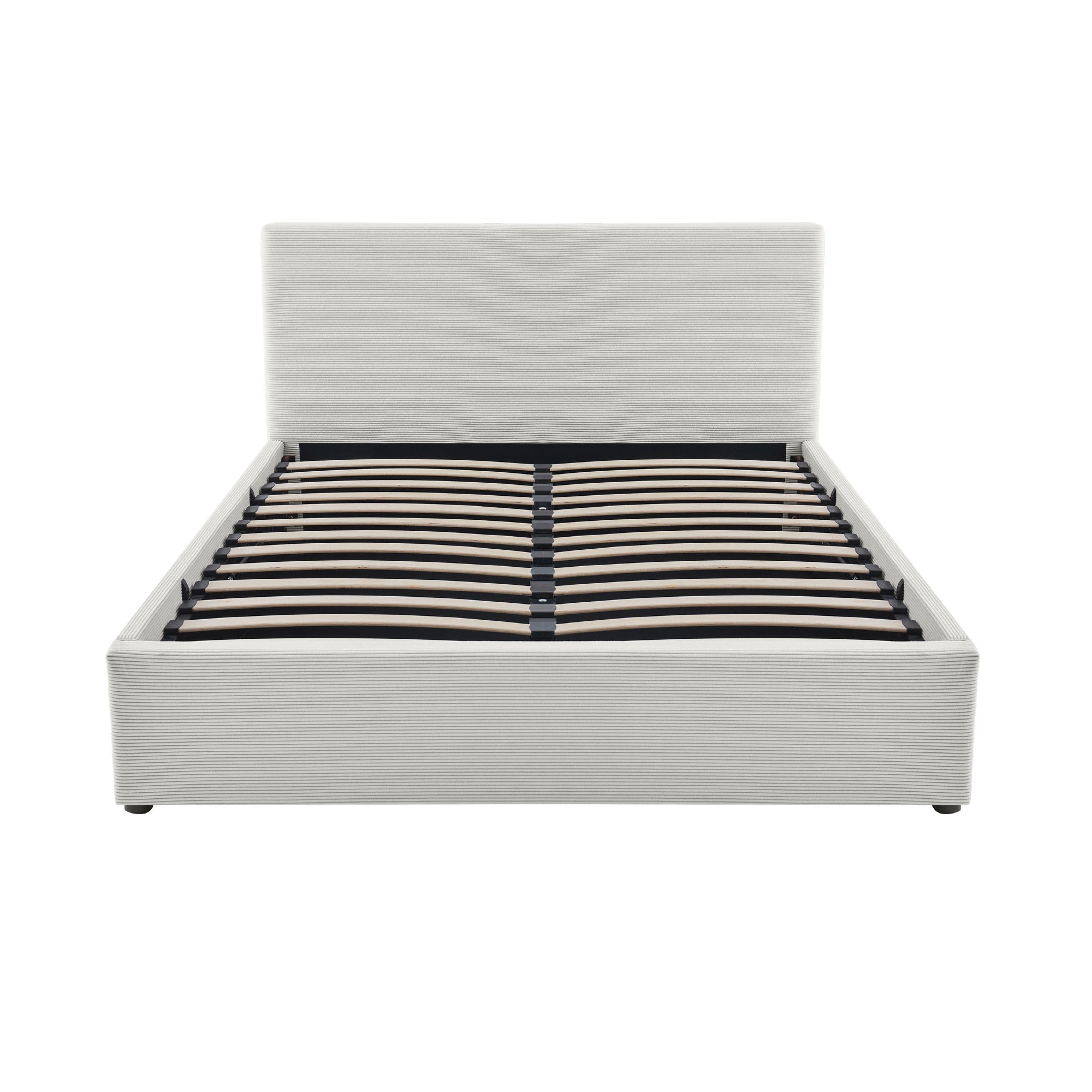 Tinali - Cama contenedor + somier de pana - Beige