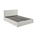 Tinali - Cama contenedor + somier de pana - Beige