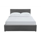 Tinali - Cama contenedor + somier de pana - Gris