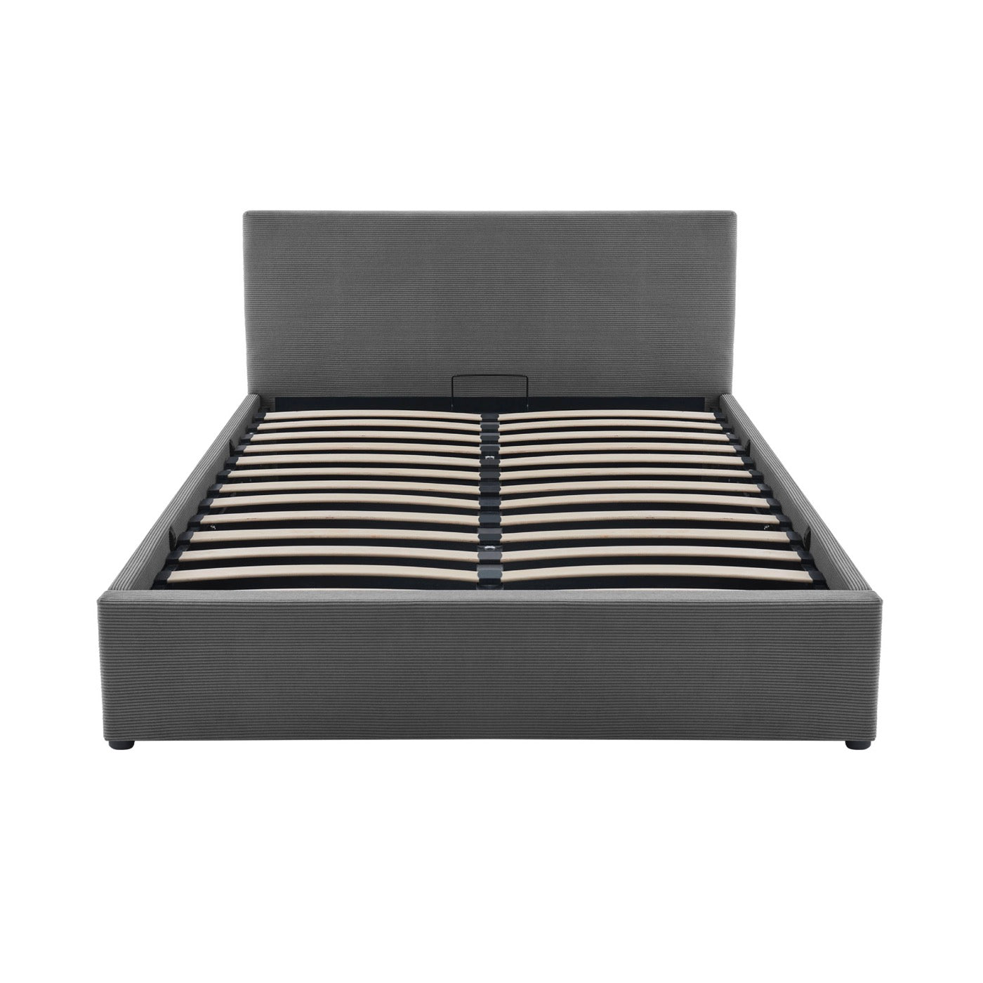 Tinali - Cama contenedor + somier de pana - Gris