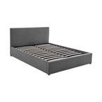 Tinali - Cama contenedor + somier de pana - Gris