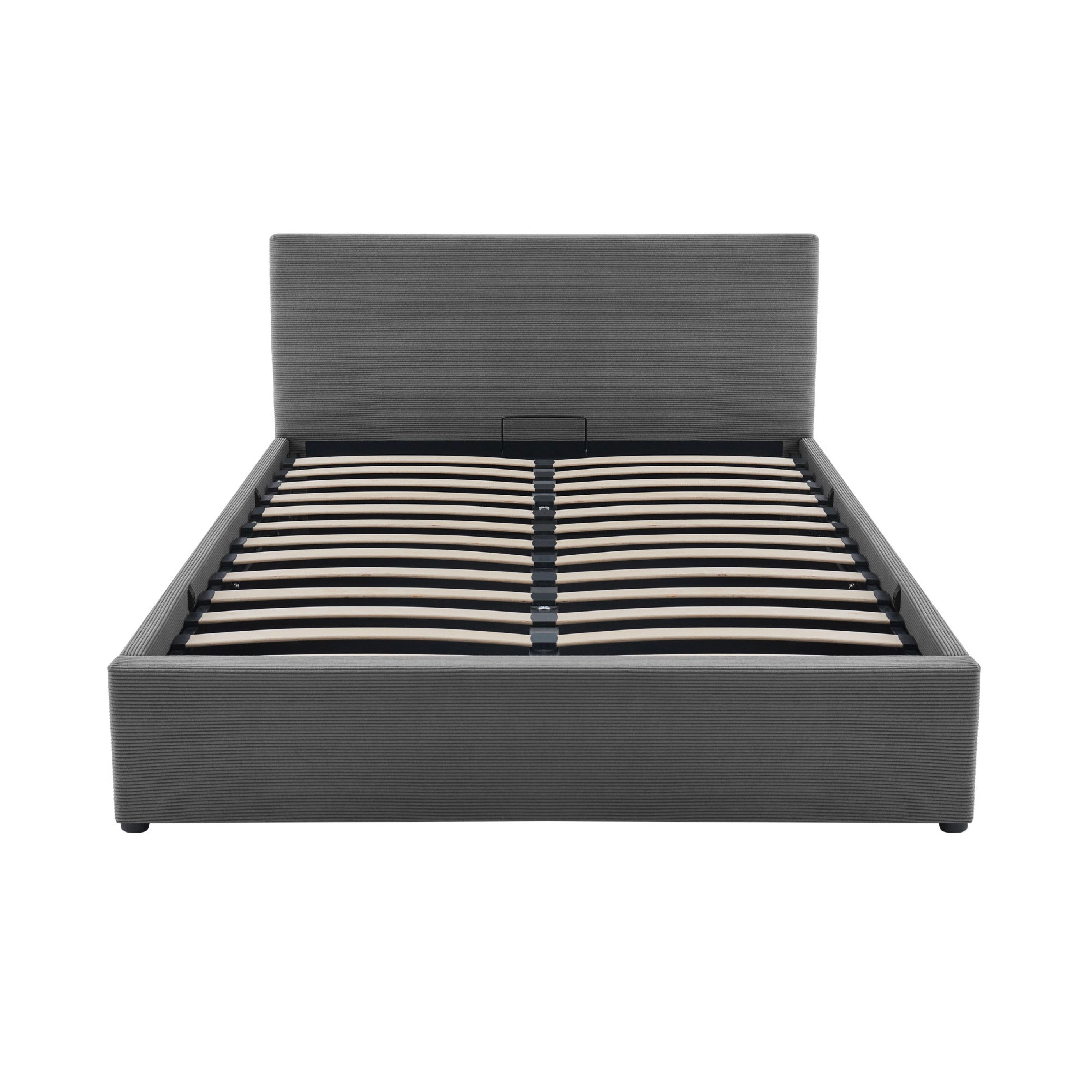 Tinali - Cama contenedor + somier de pana - Gris