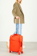 Valise Cabine 4 Roues Plume - Orange