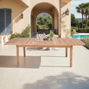 Gardena - Table De Jardin Extensible En Teck - Naturel