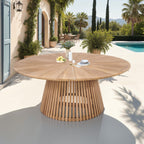Gardena - Table De Jardin Ronde - Teck Massif