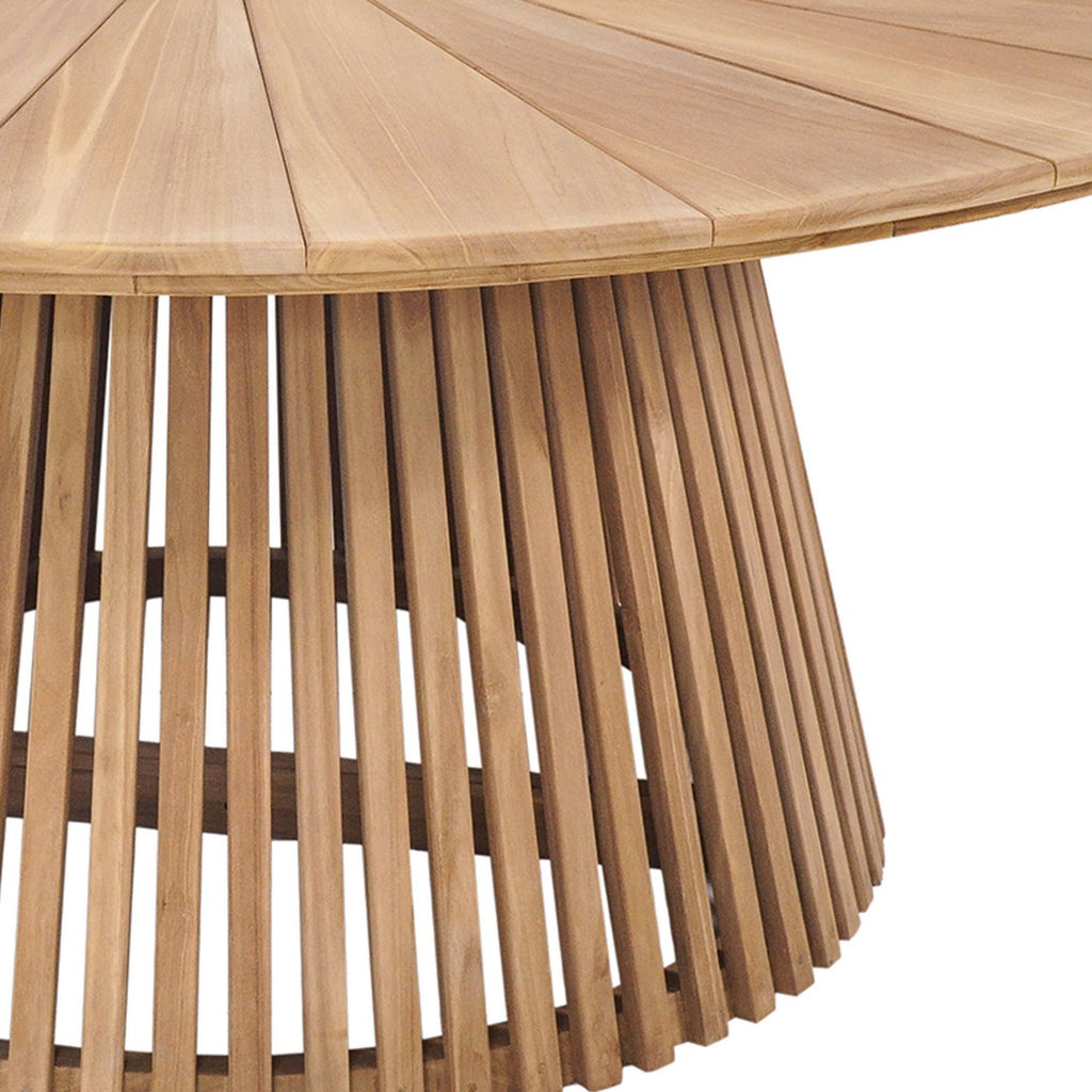Gardena - Table De Jardin Ronde - Teck Massif