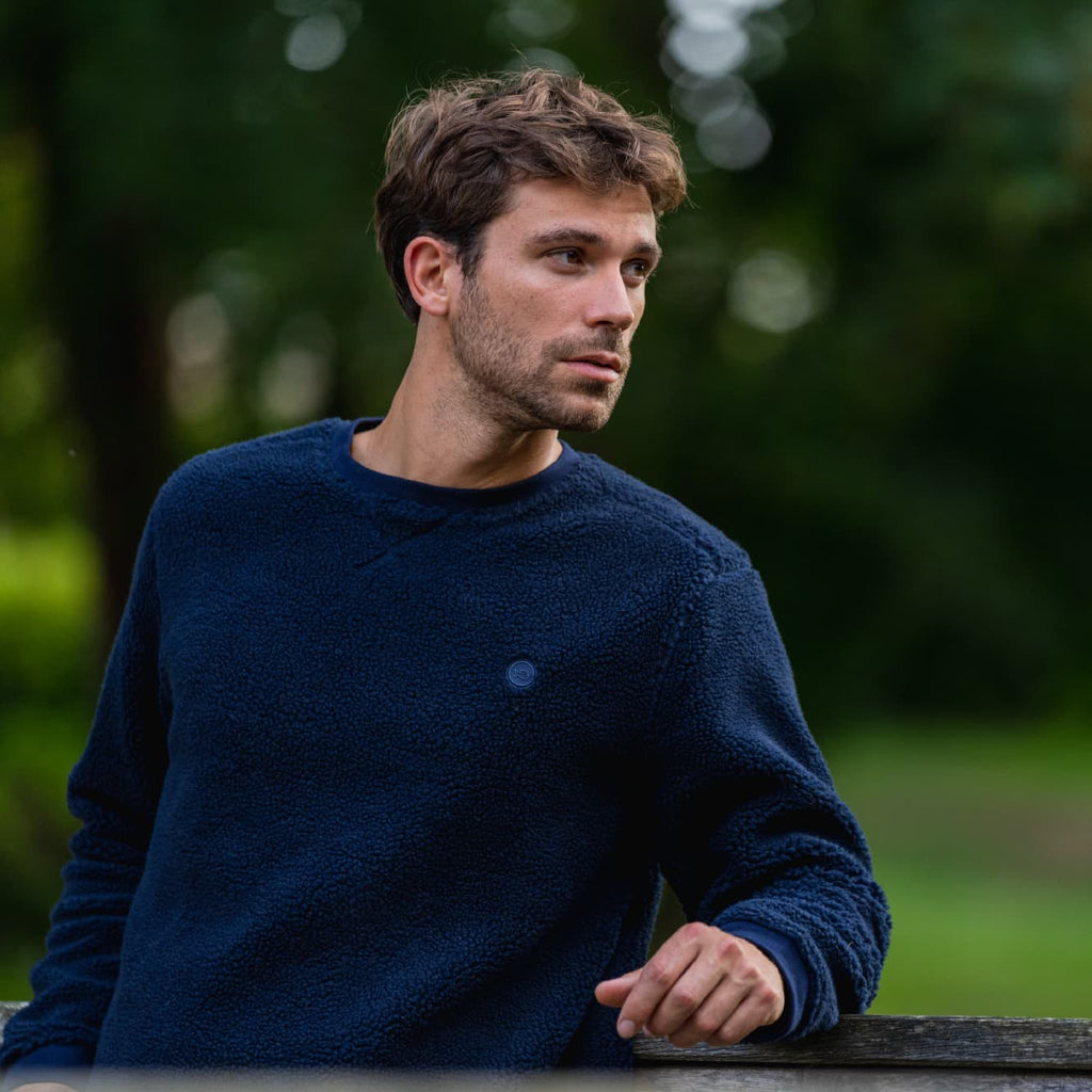 Sherpa Jumper - Navy Blue