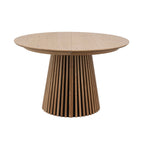 Constance - Table À Manger Ronde Extensible - Chêne