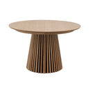 Constance - Table À Manger Ronde Extensible - Chêne
