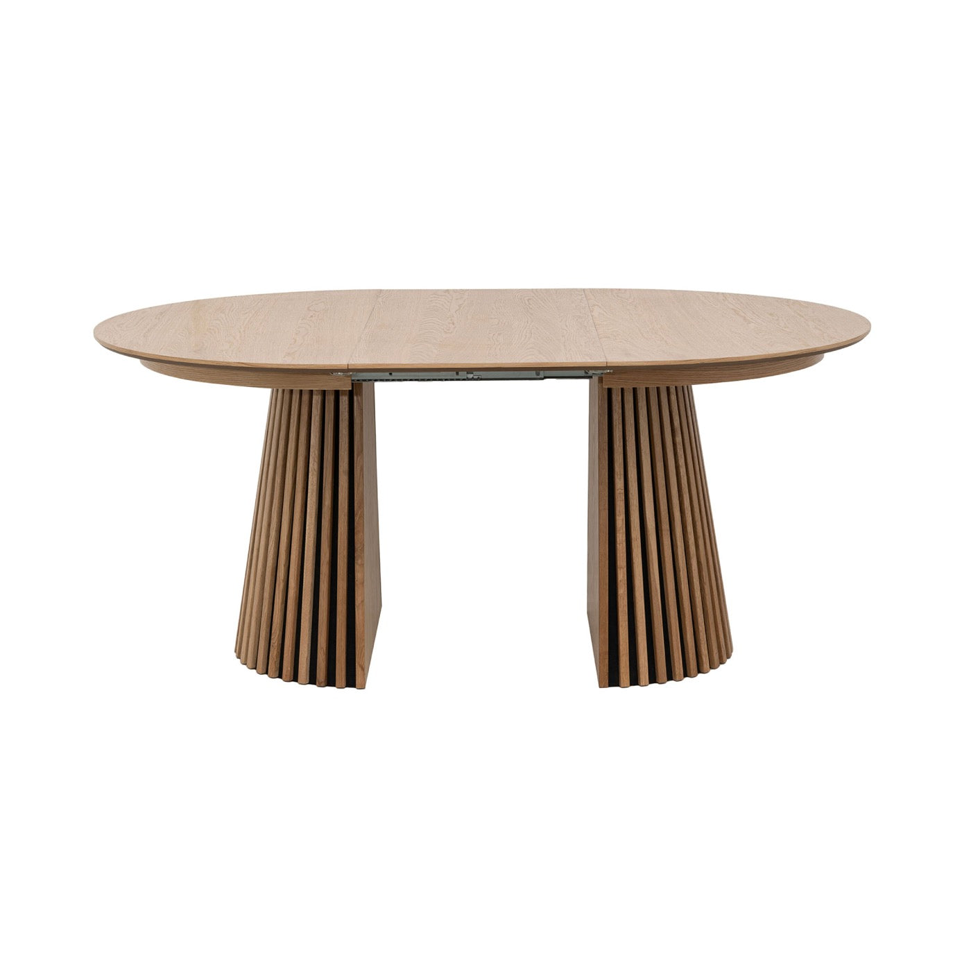 Constance - Table À Manger Ronde Extensible - Chêne