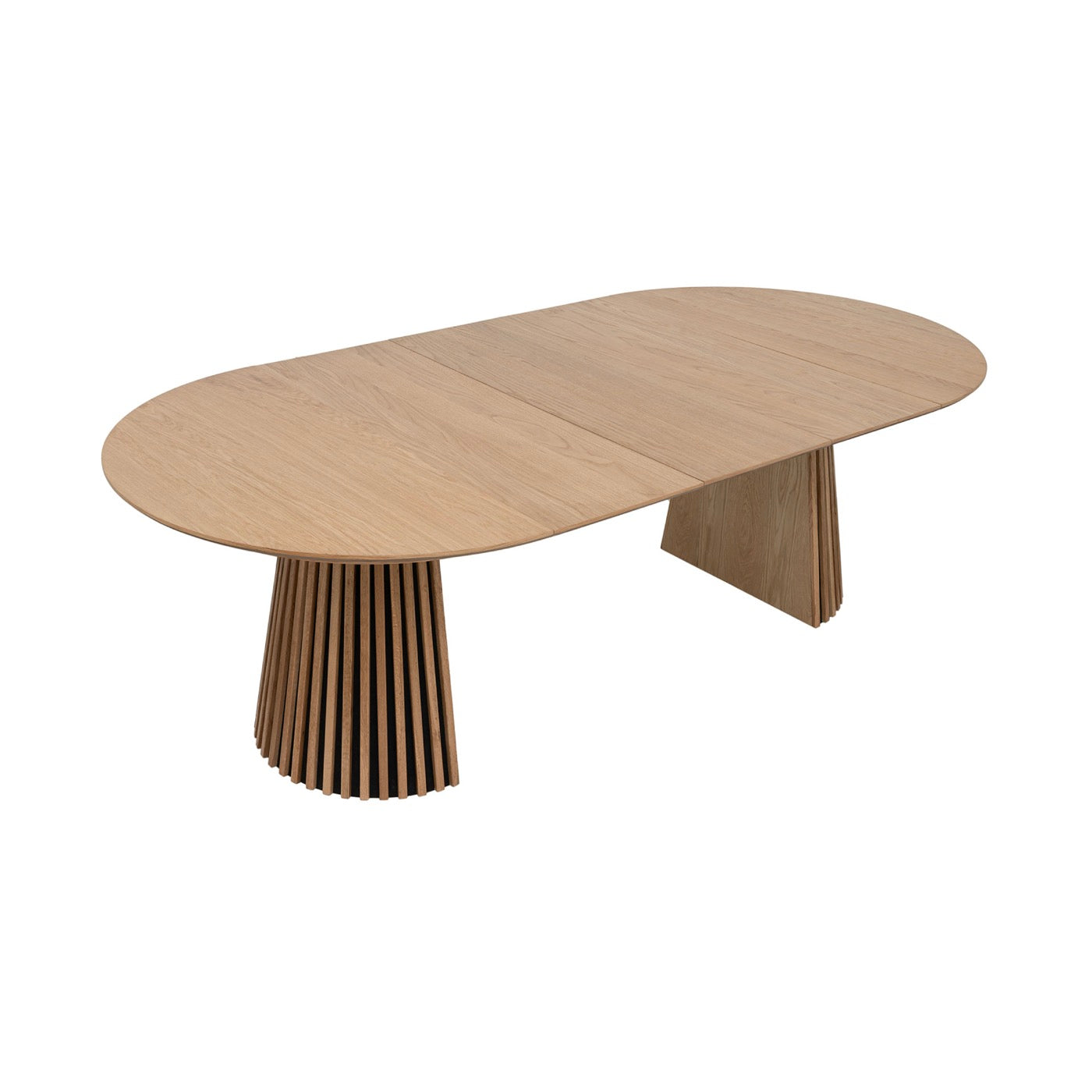 Constance - Table À Manger Ronde Extensible - Chêne