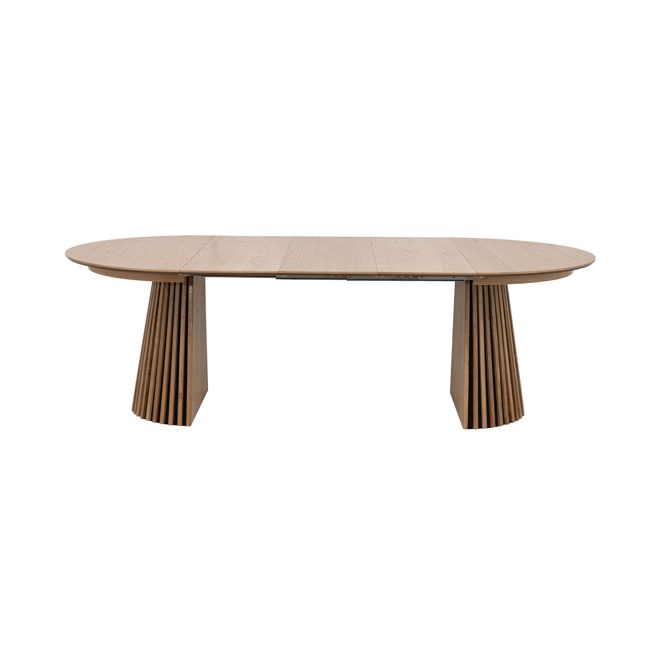 Constance - Table À Manger Ronde Extensible - Chêne
