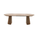 Constance - Table À Manger Ronde Extensible - Chêne