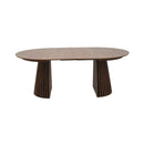 Constance - Table À Manger Ronde Extensible - Chêne Brun
