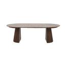 Constance - Table À Manger Ronde Extensible - Chêne Brun
