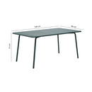 Baca - Table De Jardin En Métal - Vert Sapin