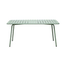 Baca - Table De Jardin + 4 Fauteuils Empilables En Métal - Vert